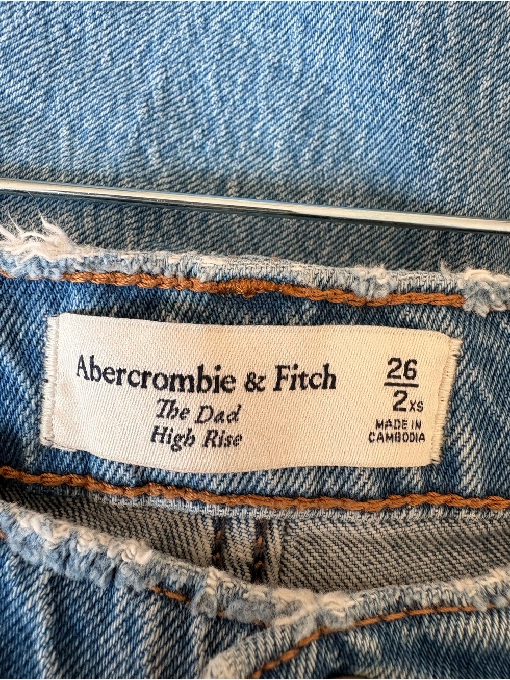 Abercrombie and Fitch The Dad High Rise Jean size 26/2 - Picture 11 of 12